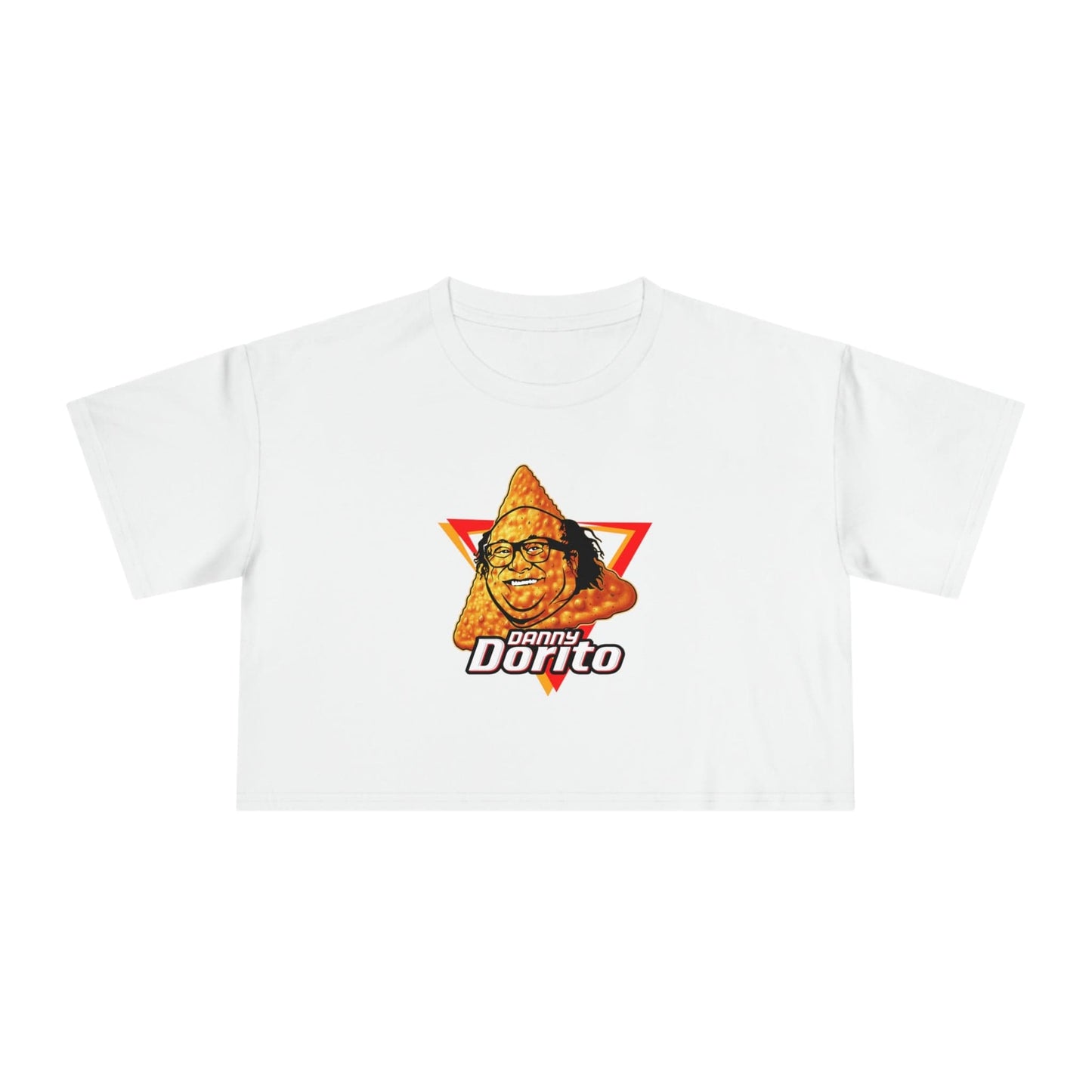 Danny Dorito Crop Tee Graphic Tees Australia Graphic T-Shirt Australia -  Cool Graphic T-Shirts Online -  Danny Dorito Crop Tee | Funny Womens T-Shirts Australia