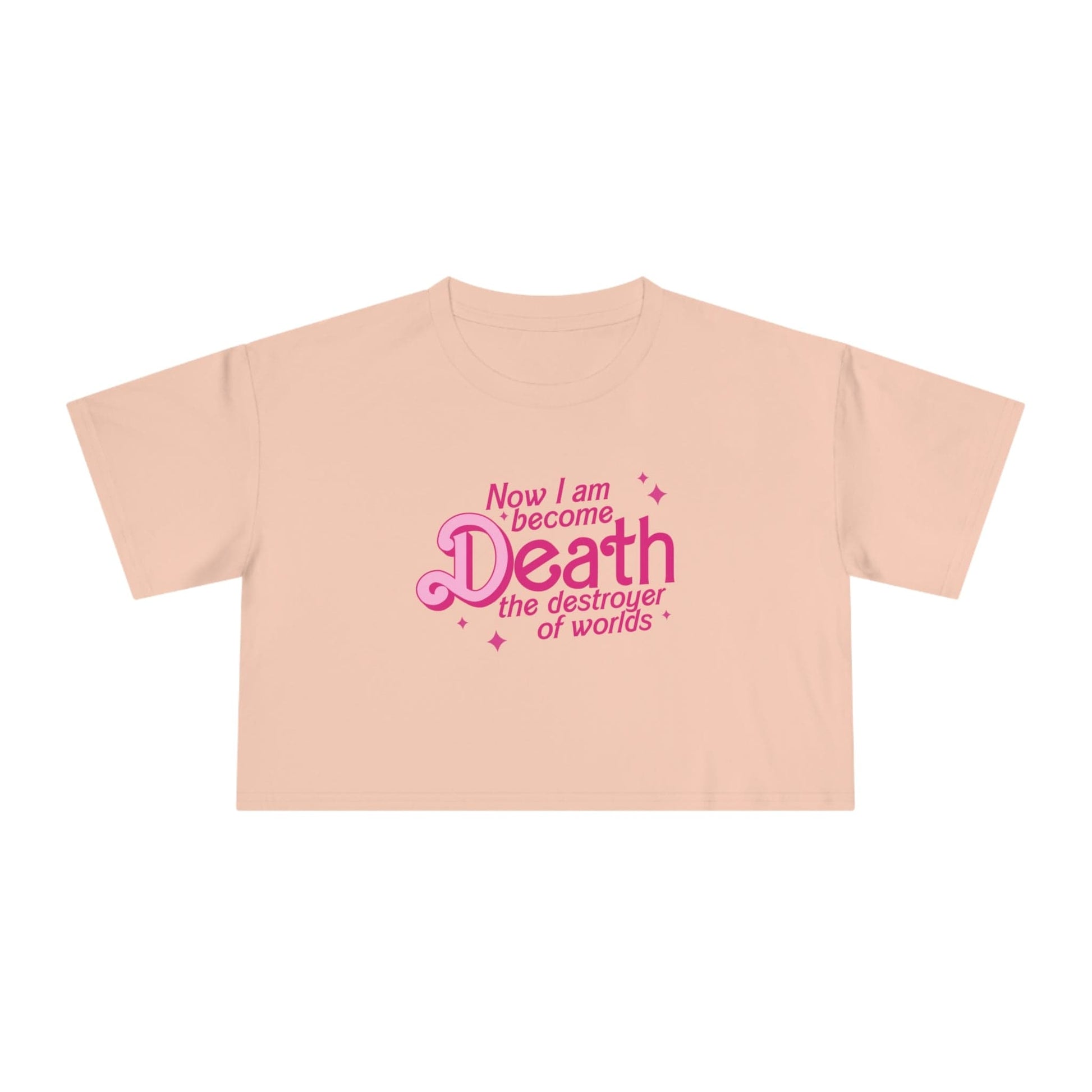 Death Destroyer Of Worlds Crop Tee Graphic Tees Australia Graphic T-Shirt Australia -  Cool Graphic T-Shirts Online - 