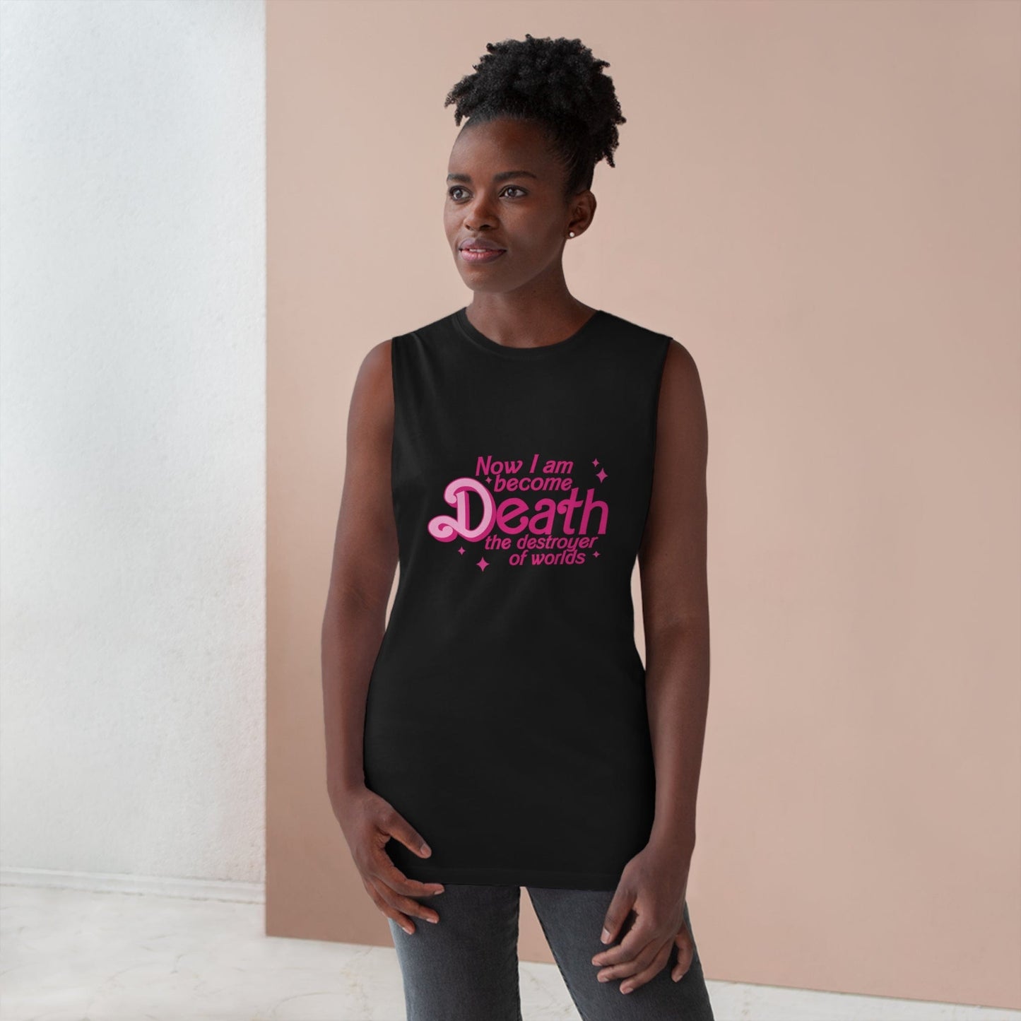 Death Destroyer Of Worlds Tank Top Graphic Tees Australia Black / XS Graphic T-Shirt Australia -  Cool Graphic T-Shirts Online - 