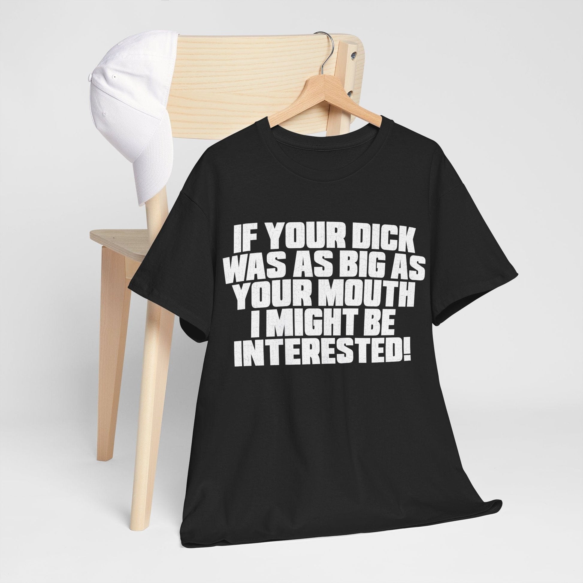 Dick Was As Big As Your Mouth Graphic Tee Graphic Tees Australia Graphic T-Shirt Australia -  Cool Graphic T-Shirts Online -  Dick Was As Big As Your Mouth T-Shirt | Offensive T-Shirts Australia