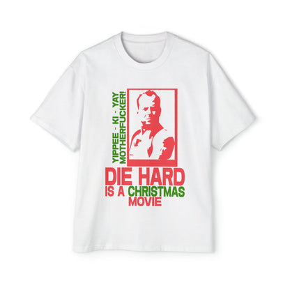 Die Hard Is A Christmas Movie Oversized Tee Graphic Tees Australia Graphic T-Shirt Australia -  Cool Graphic T-Shirts Online - 