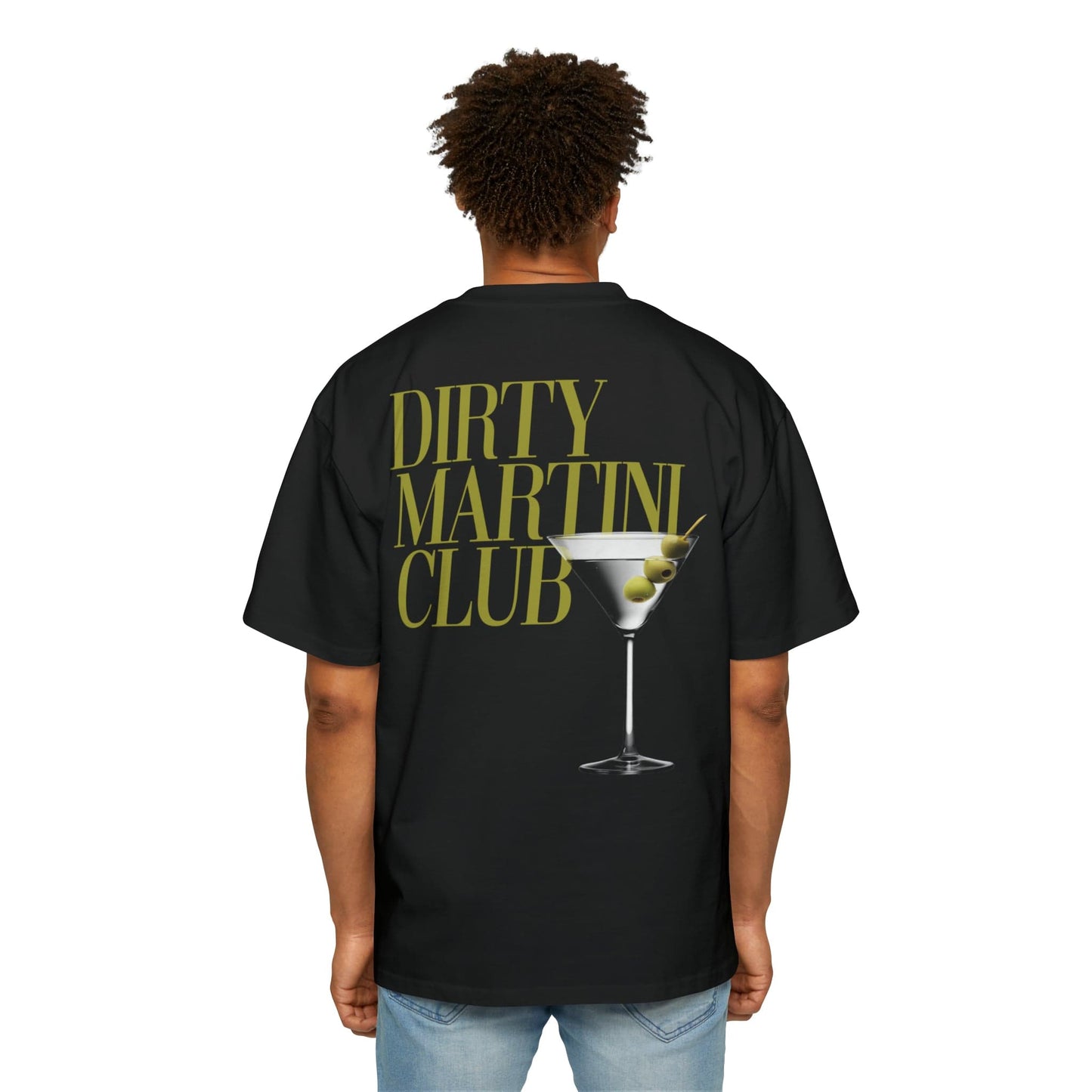 Dirty Martini Club Oversized Tee Graphic Tees Australia Black / S Graphic T-Shirt Australia -  Cool Graphic T-Shirts Online - 