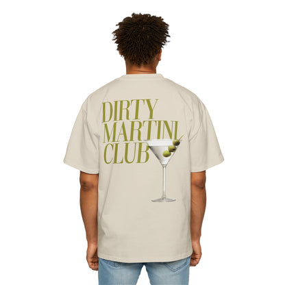 Dirty Martini Club Oversized Tee Graphic Tees Australia Ecru / S Graphic T-Shirt Australia -  Cool Graphic T-Shirts Online - 