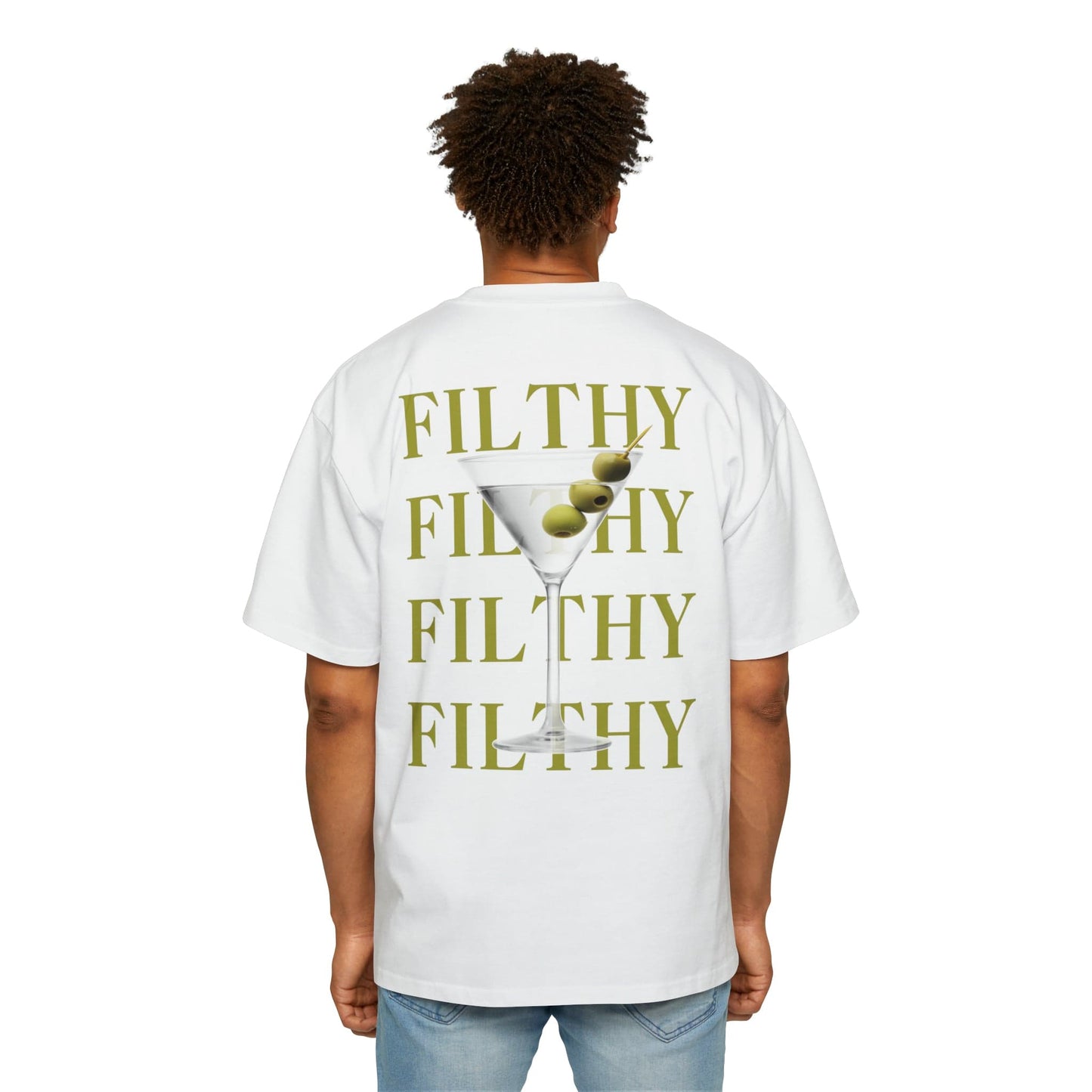 Dirty Martini Filthy Oversized Tee Graphic Tees Australia Graphic T-Shirt Australia -  Cool Graphic T-Shirts Online -  Dirty Martini Filthy Oversized Tee | Oversized T-Shirts Australia