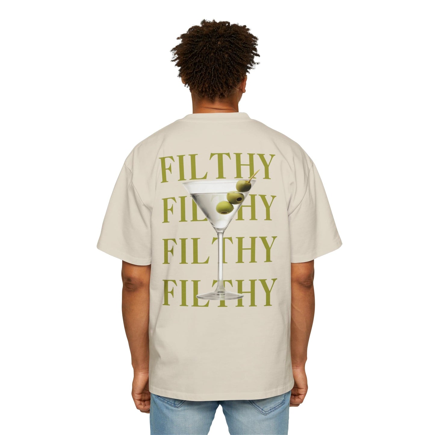 Dirty Martini Filthy Oversized Tee Graphic Tees Australia Graphic T-Shirt Australia -  Cool Graphic T-Shirts Online -  Dirty Martini Filthy Oversized Tee | Oversized T-Shirts Australia