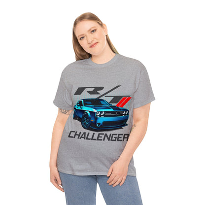 Dodge Challenger Electric Blue Graphic Tee Graphic Tees Australia Graphic T-Shirt Australia -  Cool Graphic T-Shirts Online -  Dodge Challenger T-Shirt | JDM Racewear T-Shirt Australia