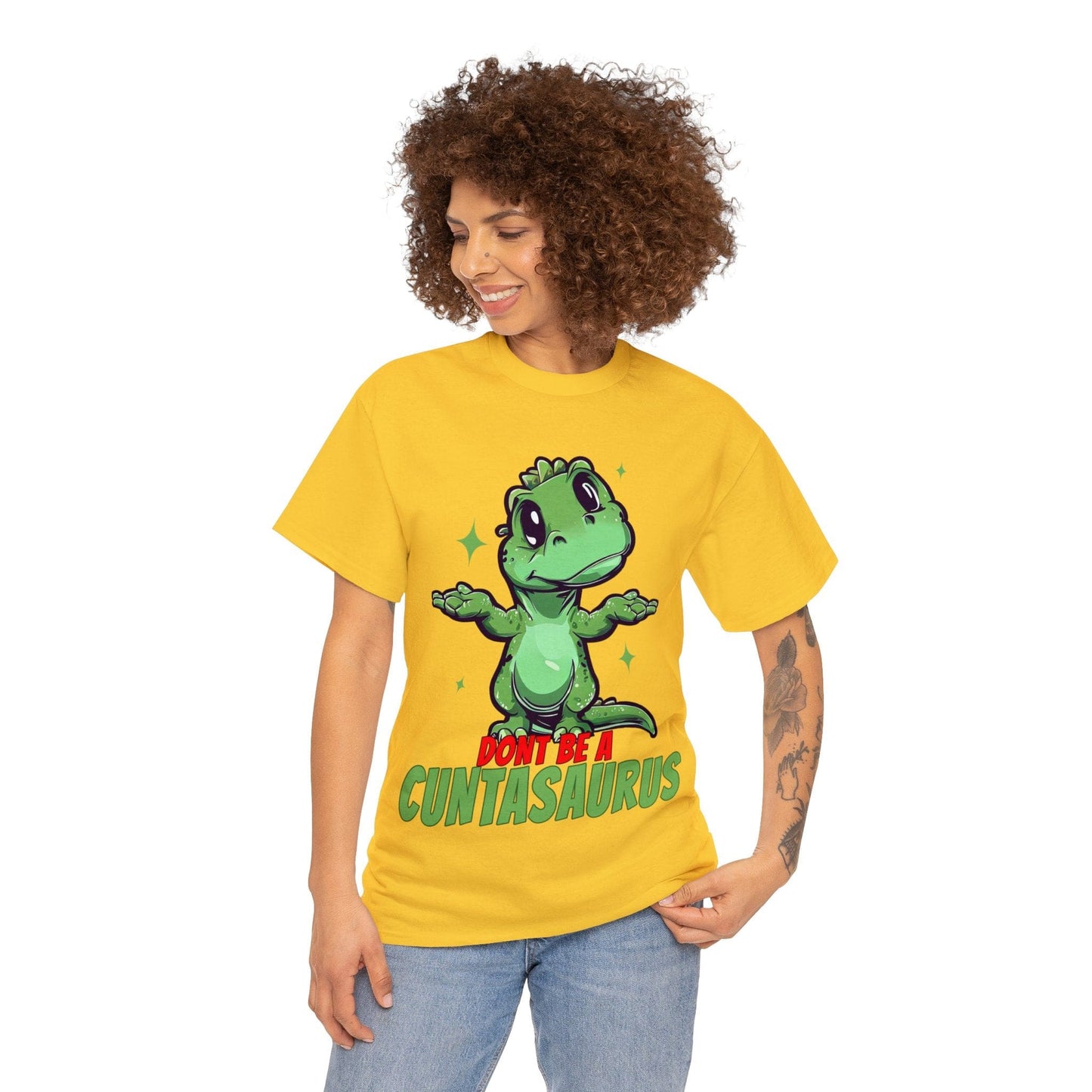 Dont Be A Cuntasaurus Graphic Tee Graphic Tees Australia Daisy / S Graphic T-Shirt Australia -  Cool Graphic T-Shirts Online -  Dont Be A Cuntasaurus T-Shirt | Funny T-Shirts Australia