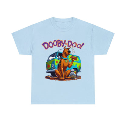 Dooby Doo Graphic Tee Graphic Tees Australia Light Blue / S Graphic T-Shirt Australia -  Cool Graphic T-Shirts Online -  Dooby Doo T-Shirt | Weed Stoner 420 T-Shirts