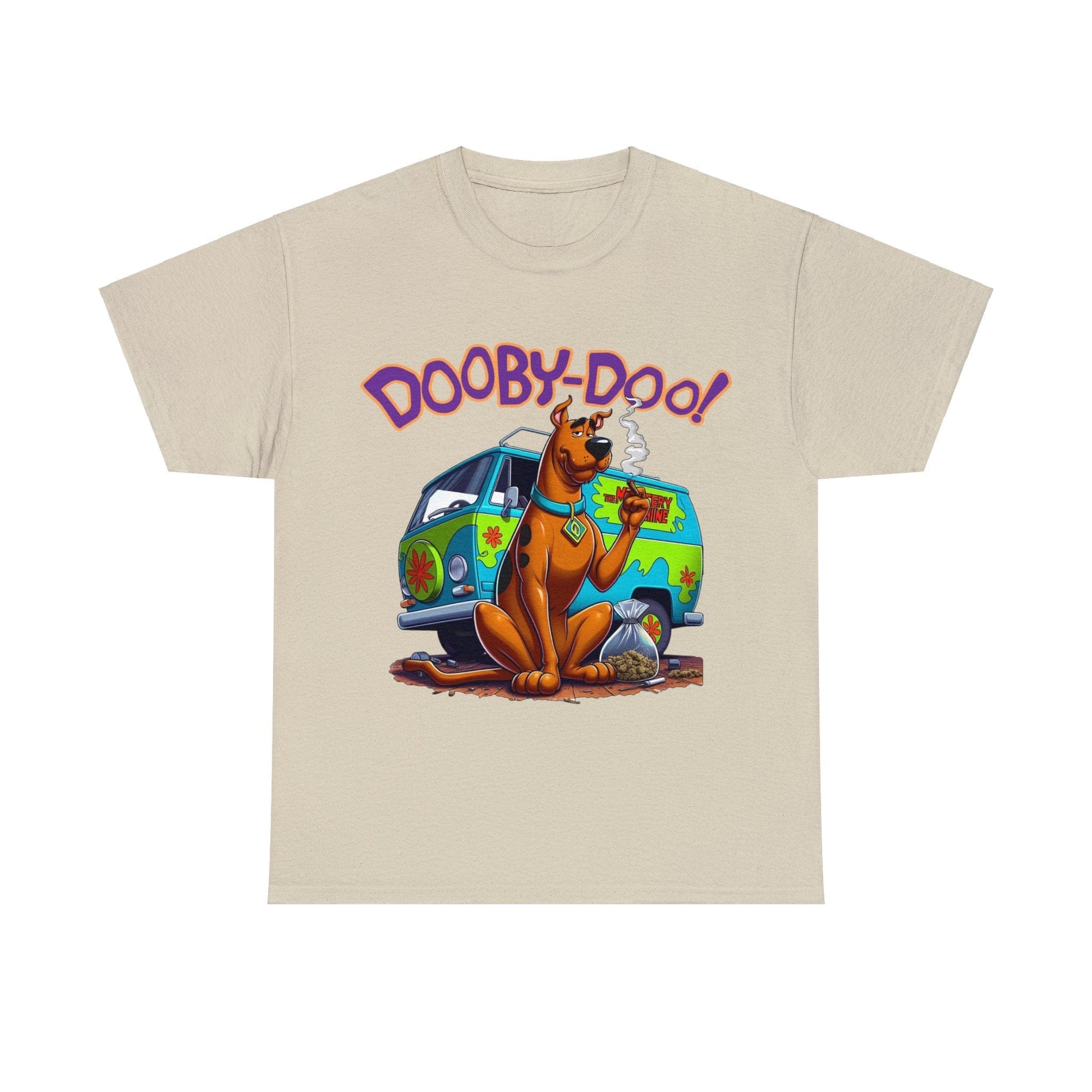 Dooby Doo Graphic Tee Graphic Tees Australia Sand / S Graphic T-Shirt Australia -  Cool Graphic T-Shirts Online -  Dooby Doo T-Shirt | Weed Stoner 420 T-Shirts