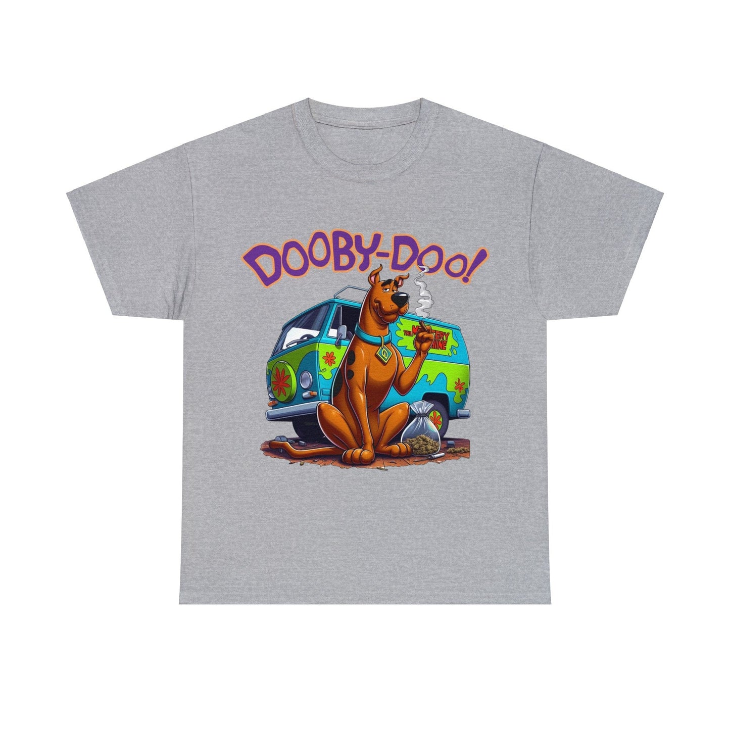 Dooby Doo Graphic Tee Graphic Tees Australia Sport Grey / S Graphic T-Shirt Australia -  Cool Graphic T-Shirts Online -  Dooby Doo T-Shirt | Weed Stoner 420 T-Shirts