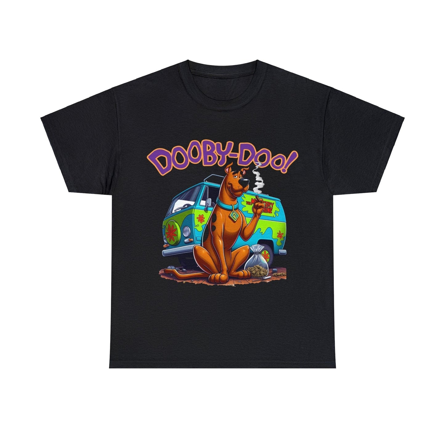 Dooby Doo Graphic Tee Graphic Tees Australia Black / S Graphic T-Shirt Australia -  Cool Graphic T-Shirts Online -  Dooby Doo T-Shirt | Weed Stoner 420 T-Shirts