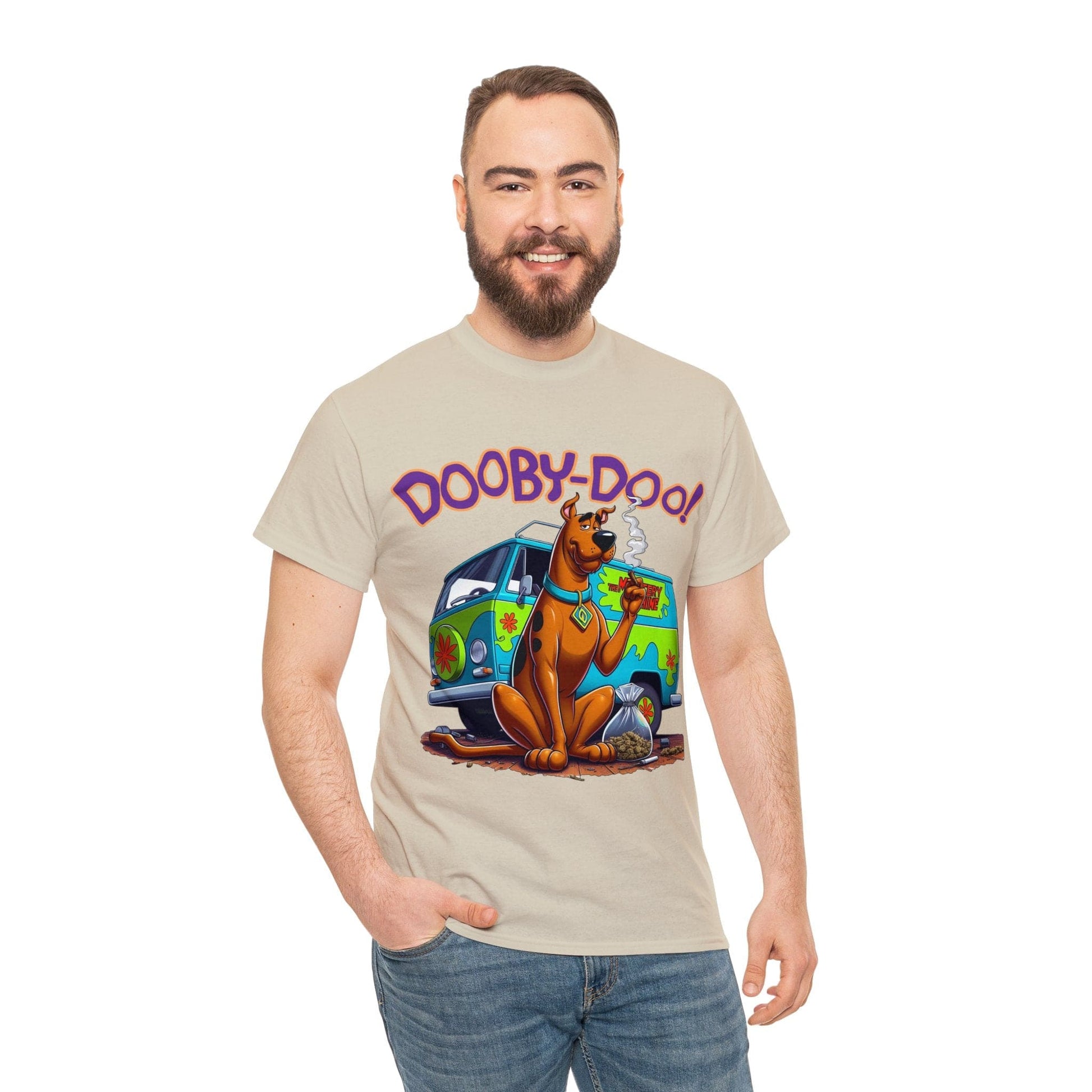 Dooby Doo Graphic Tee Graphic Tees Australia Graphic T-Shirt Australia -  Cool Graphic T-Shirts Online -  Dooby Doo T-Shirt | Weed Stoner 420 T-Shirts