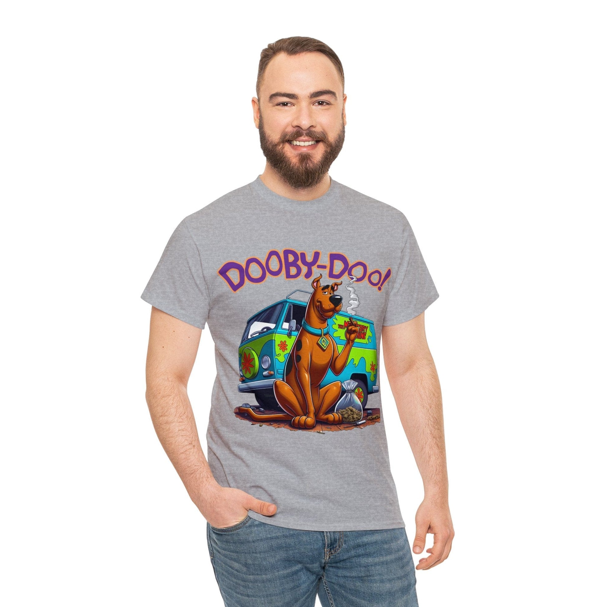 Dooby Doo Graphic Tee Graphic Tees Australia Graphic T-Shirt Australia -  Cool Graphic T-Shirts Online -  Dooby Doo T-Shirt | Weed Stoner 420 T-Shirts