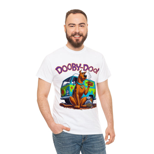 Dooby Doo Graphic Tee Graphic Tees Australia Graphic T-Shirt Australia -  Cool Graphic T-Shirts Online -  Dooby Doo T-Shirt | Weed Stoner 420 T-Shirts