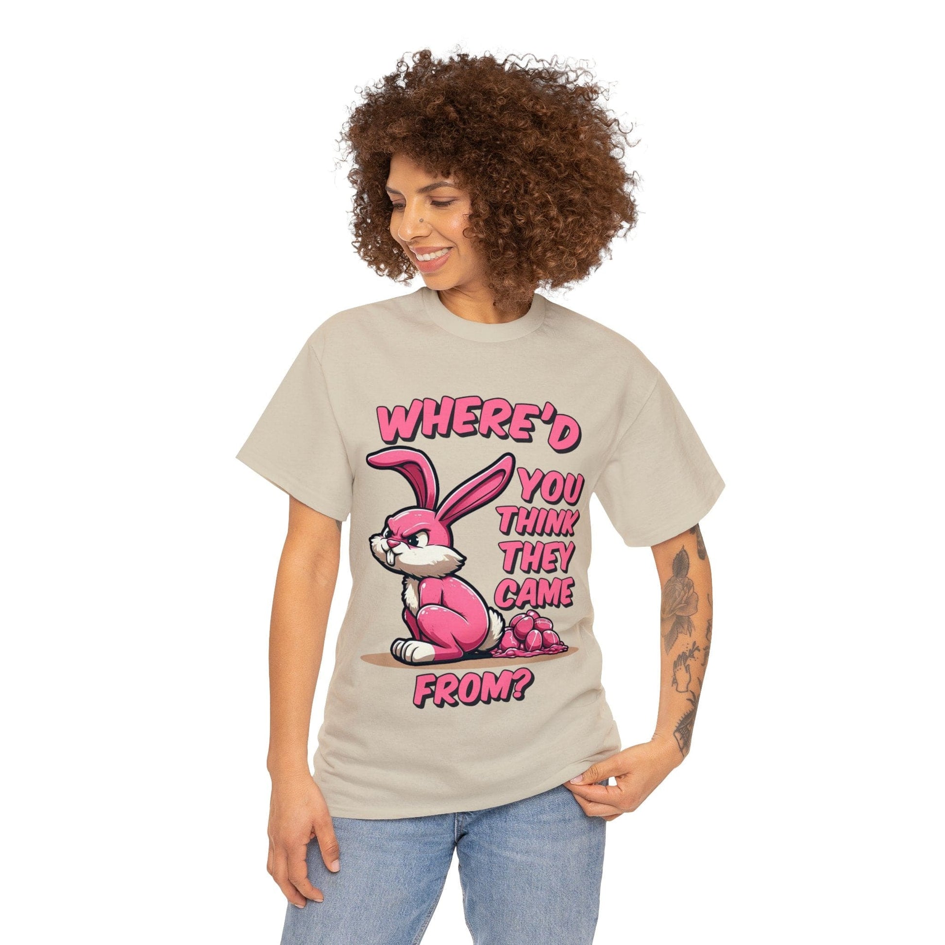 Easter Bunny Graphic Tee Graphic Tees Australia Graphic T-Shirt Australia -  Cool Graphic T-Shirts Online -  Easter Bunny T-Shirt | Funny Graphic T-Shirts Australia