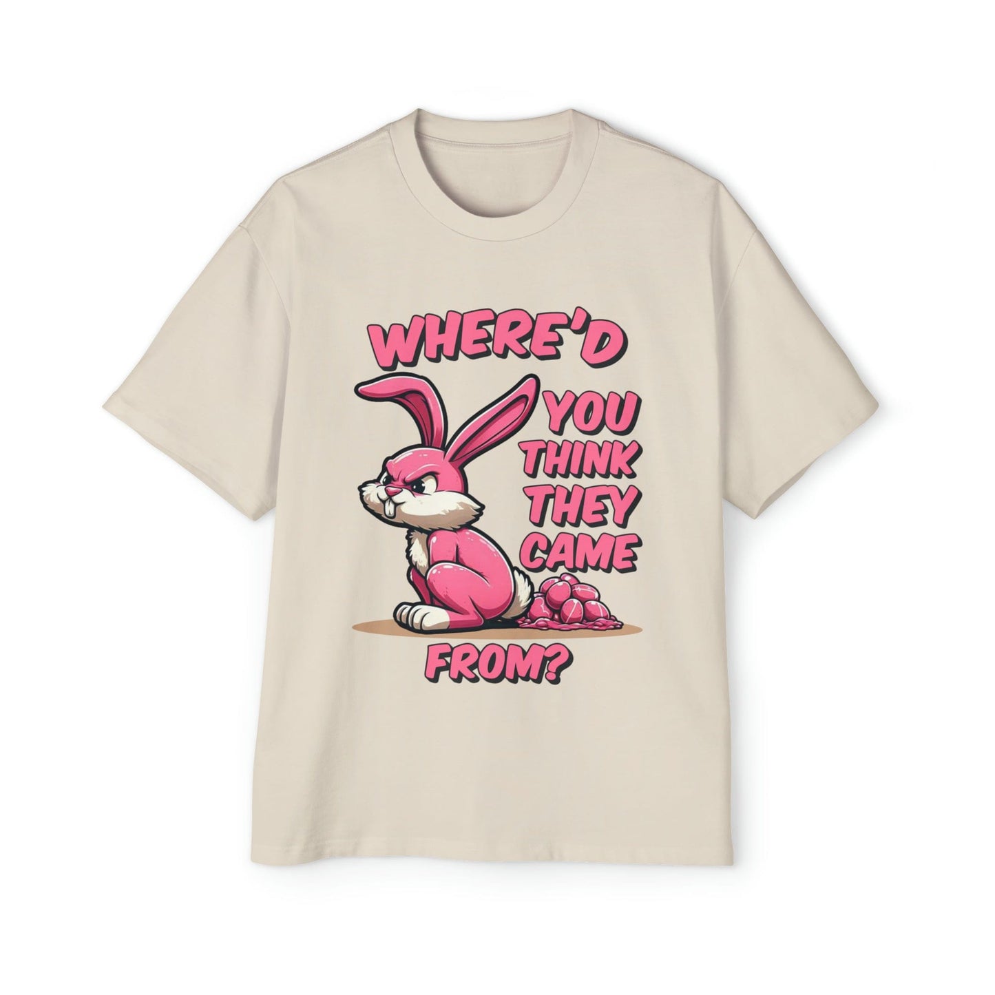 Easter Bunny Oversized Tee Graphic Tees Australia Graphic T-Shirt Australia -  Cool Graphic T-Shirts Online -  Easter Bunny Oversized Tee | Funny T-Shirts Australia