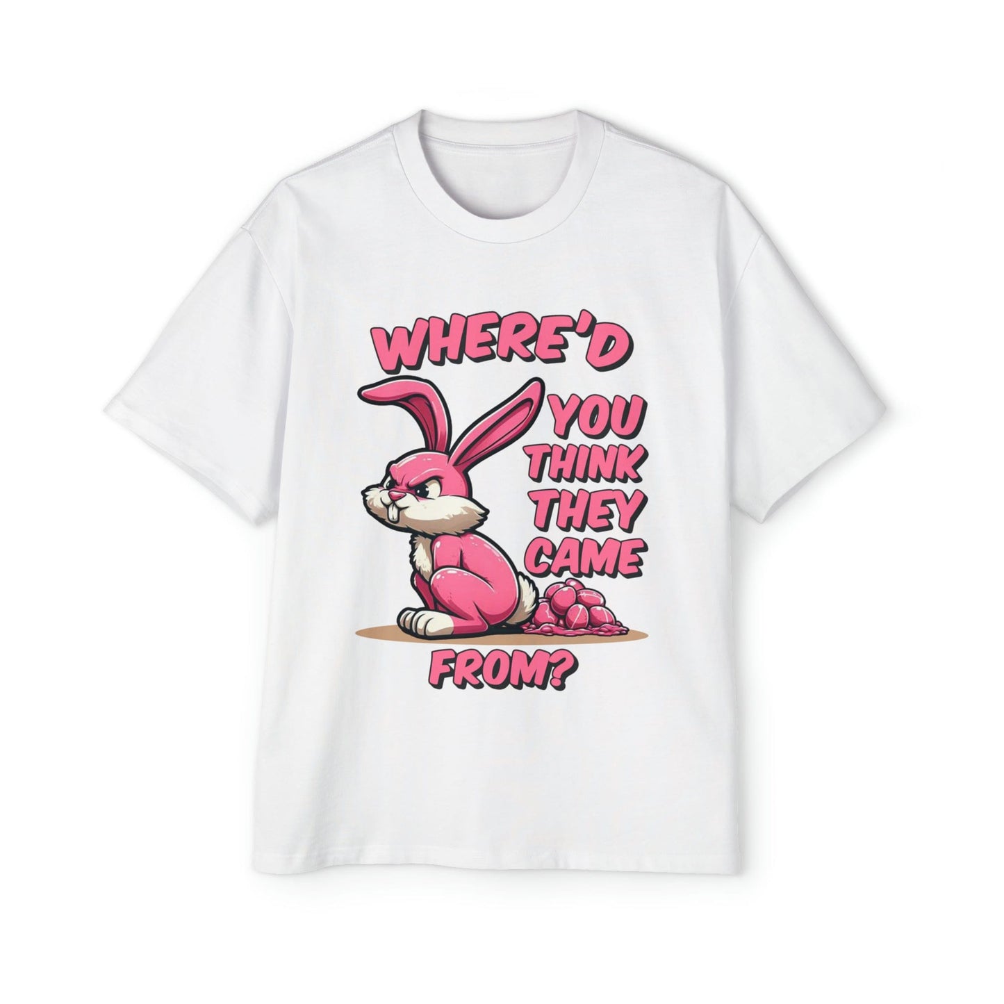 Easter Bunny Oversized Tee Graphic Tees Australia Graphic T-Shirt Australia -  Cool Graphic T-Shirts Online -  Easter Bunny Oversized Tee | Funny T-Shirts Australia