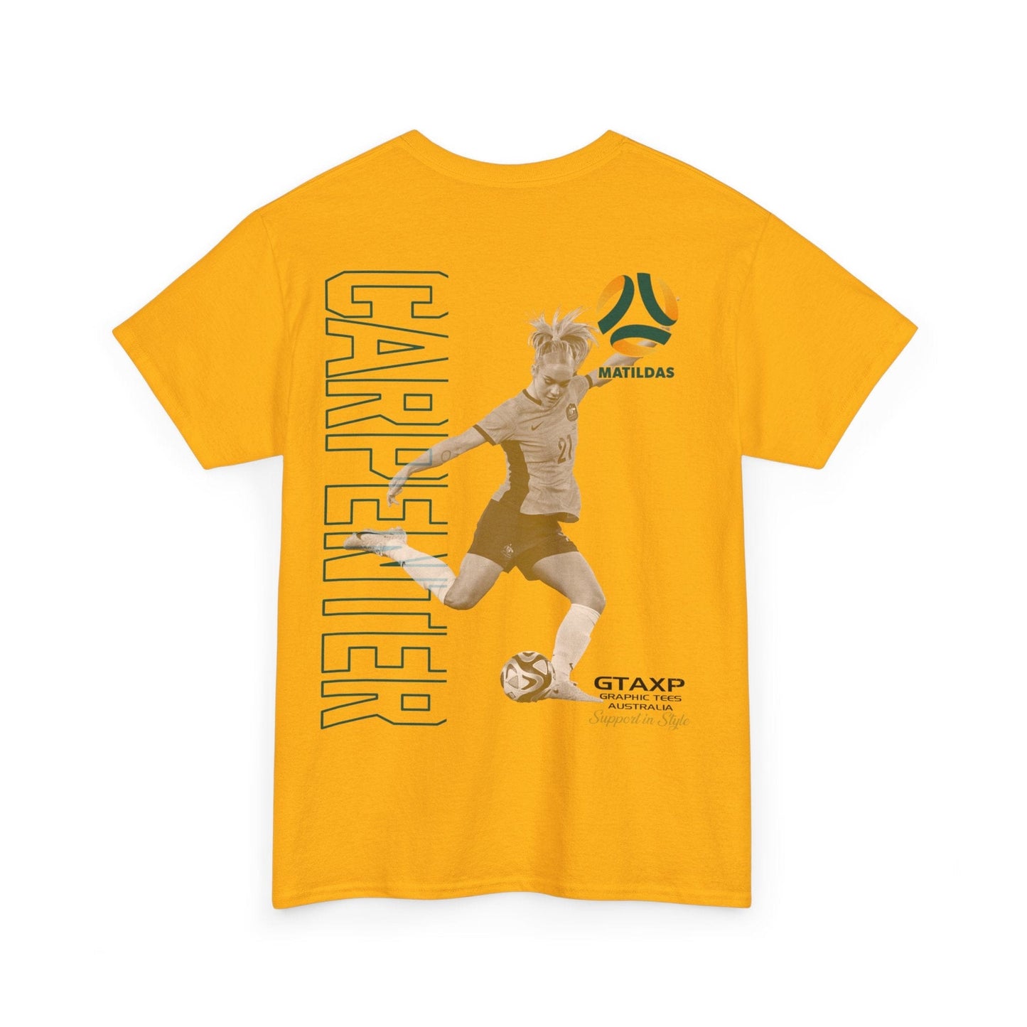 Ellie Carpenter Matildas Duo Graphic Tee Graphic Tees Australia Graphic T-Shirt Australia -  Cool Graphic T-Shirts Online -  Ellie Carpenter Matildas Duo T-Shirt | Matildas T-Shirts Australia