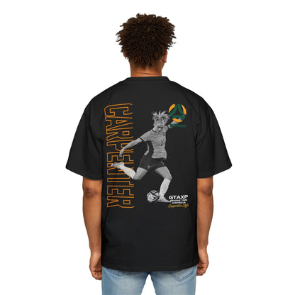 Ellie Carpenter Matildas Duo Oversized Tee Graphic Tees Australia Black / S Graphic T-Shirt Australia -  Cool Graphic T-Shirts Online -  Ellie Carpenter Matildas Duo Oversized Tee | Australian Matildas Apparel