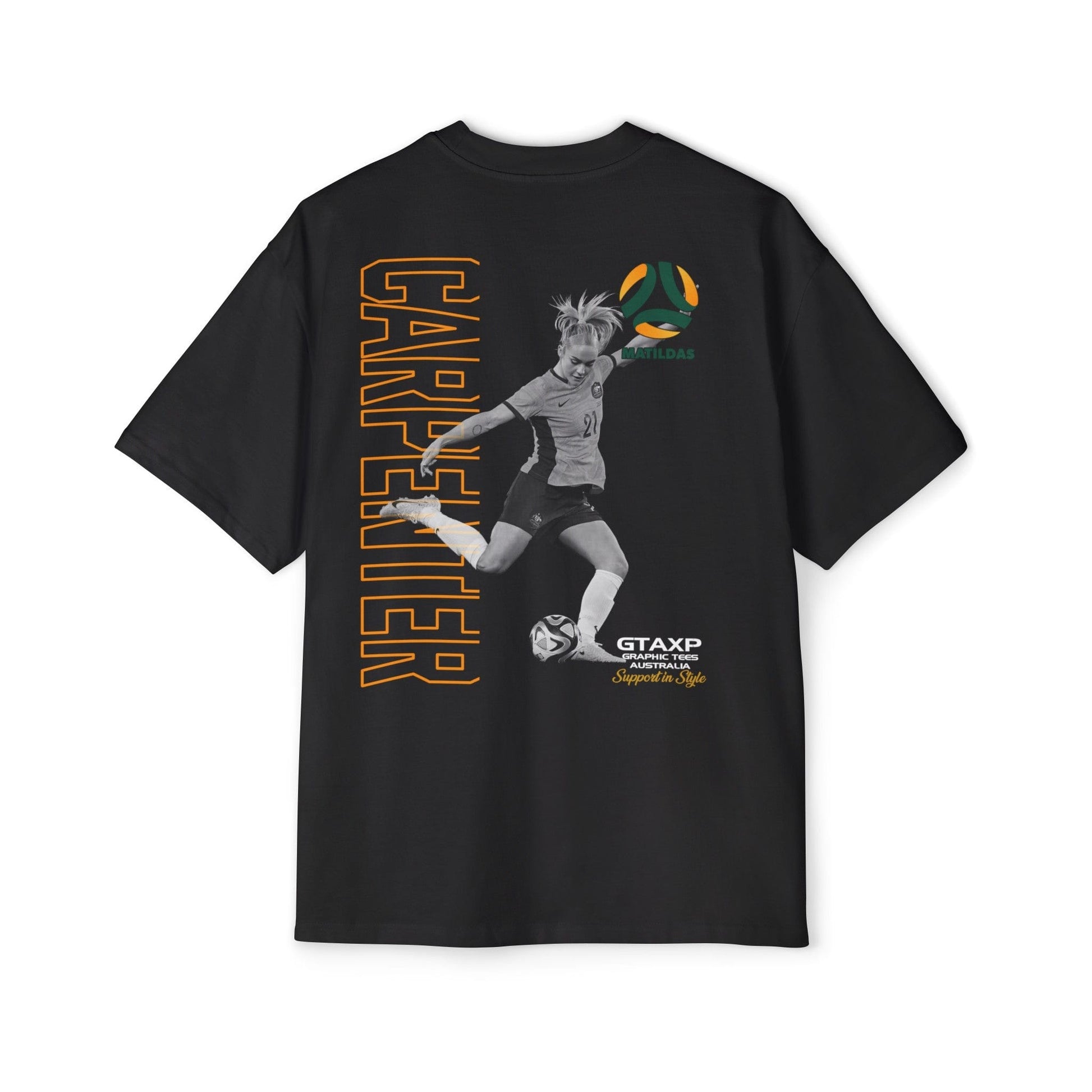 Ellie Carpenter Matildas Duo Oversized Tee Graphic Tees Australia Graphic T-Shirt Australia -  Cool Graphic T-Shirts Online -  Ellie Carpenter Matildas Duo Oversized Tee | Australian Matildas Apparel