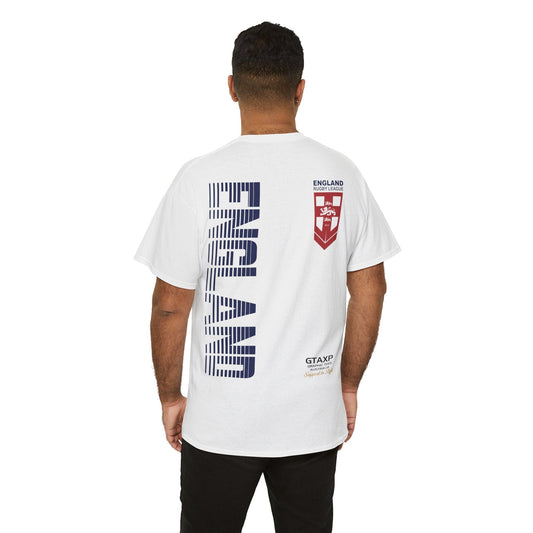 England Lions World Cup Graphic Tee Graphic Tees Australia White / S Graphic T-Shirt Australia -  Cool Graphic T-Shirts Online -  England Lions World Cup T-Shirt | Rugby League World Cup Merch