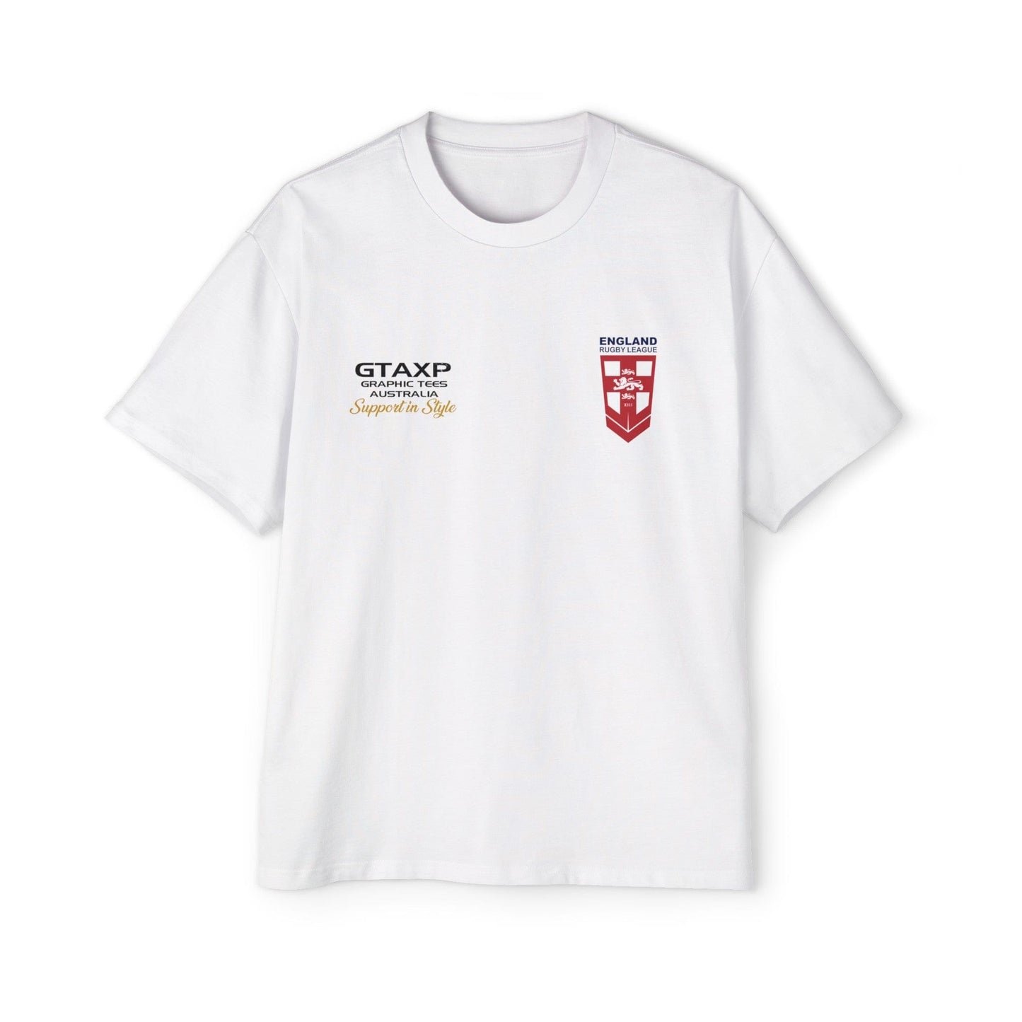 England Lions World Cup Oversized Tee Graphic Tees Australia Graphic T-Shirt Australia -  Cool Graphic T-Shirts Online -  England Lions World Cup Oversized Tee | England Rugby League T-Shirt