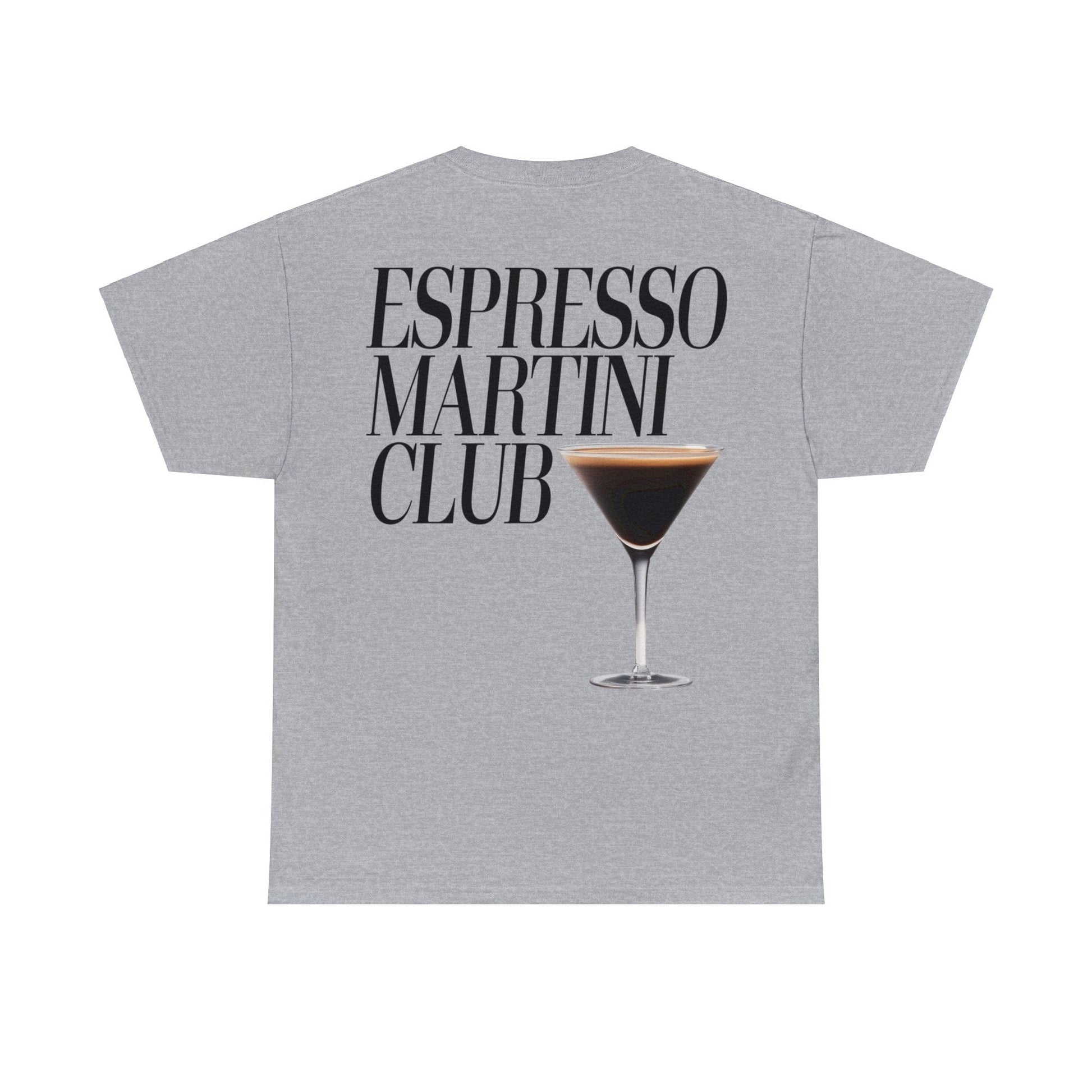 Espresso Martini Club Graphic Tee Graphic Tees Australia Sport Grey / S Graphic T-Shirt Australia -  Cool Graphic T-Shirts Online -  Espresso Martini Club T-Shirt