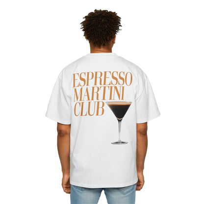 Espresso Martini Club Oversized Tee Graphic Tees Australia White / S Graphic T-Shirt Australia -  Cool Graphic T-Shirts Online - 