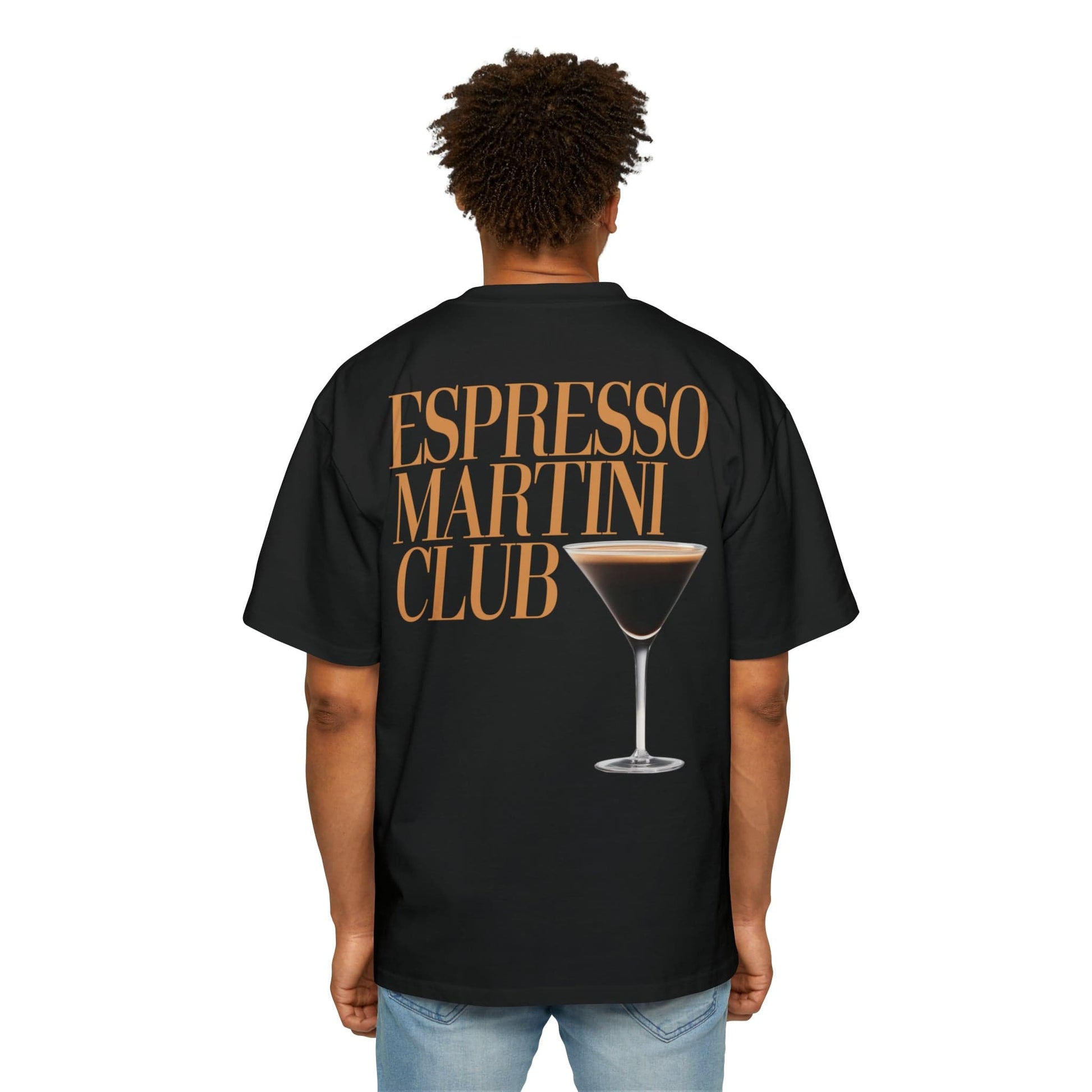 Espresso Martini Club Oversized Tee Graphic Tees Australia Black / S Graphic T-Shirt Australia -  Cool Graphic T-Shirts Online - 