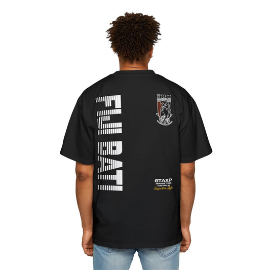 Fiji Bati World Cup Oversized Tee Graphic Tees Australia Black / S Graphic T-Shirt Australia -  Cool Graphic T-Shirts Online -  Fiji Bati World Cup Oversized Tee | Fiji Rugby League Merchandise