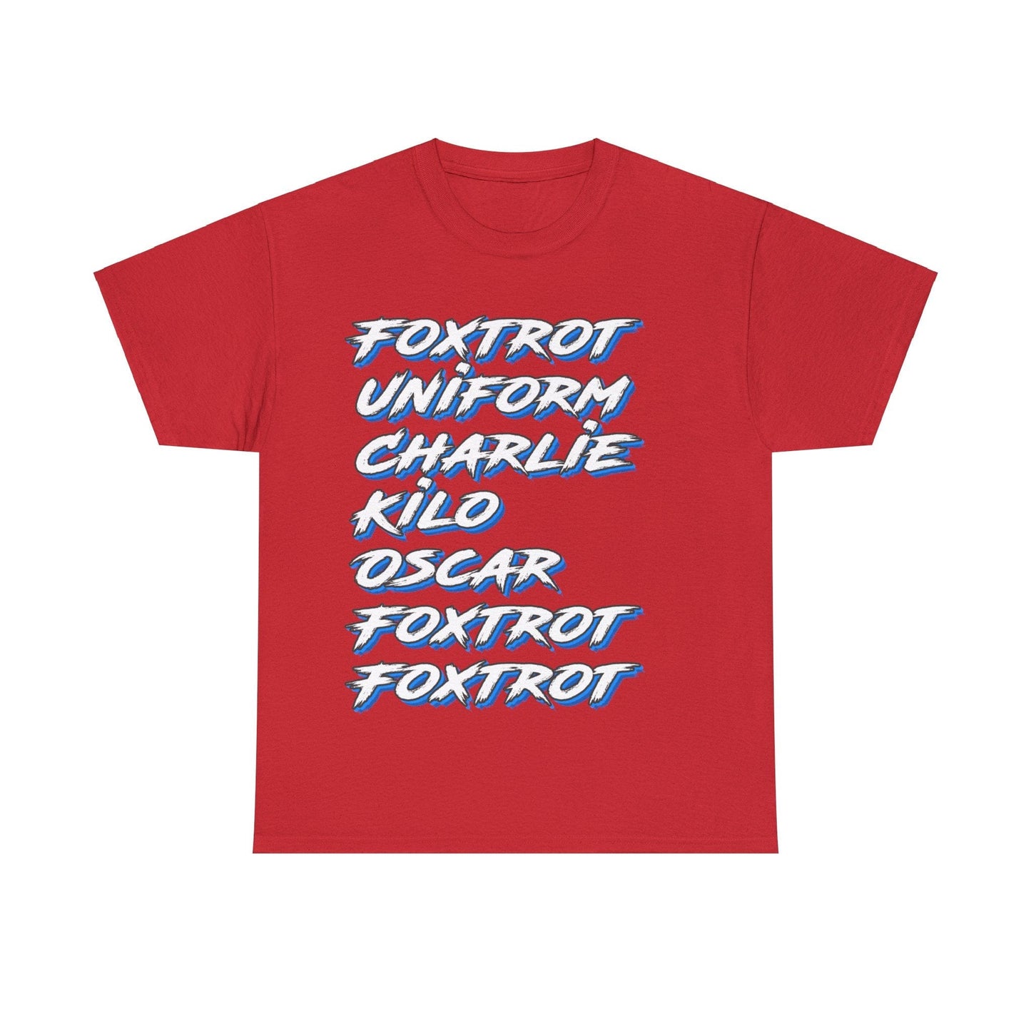 Foxtrot Uniform Charlie Kilo Graphic Tee Graphic Tees Australia Graphic T-Shirt Australia -  Cool Graphic T-Shirts Online -  Foxtrot Uniform Charlie Kilo T-Shirt | Rude Offensive T-Shirts Australia