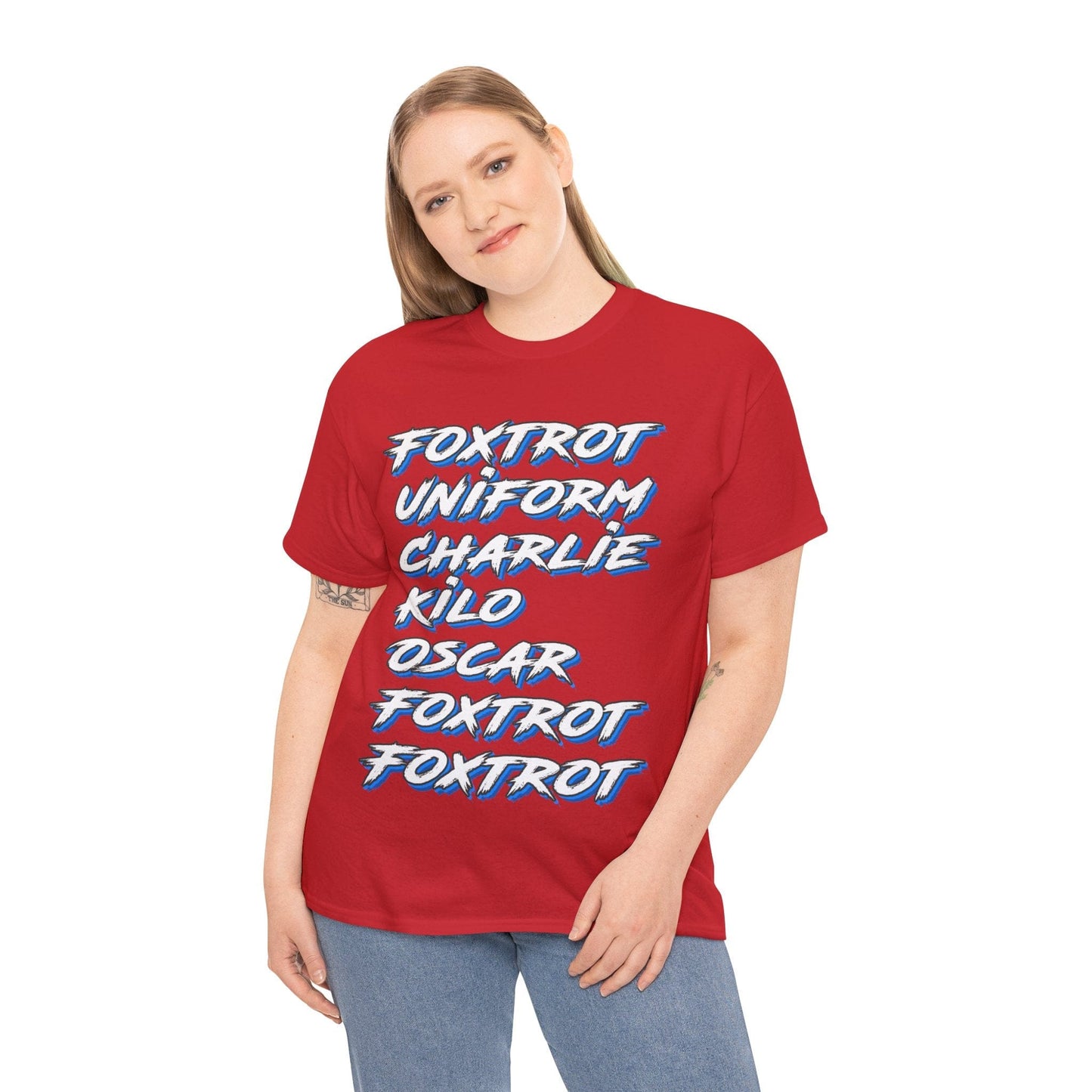 Foxtrot Uniform Charlie Kilo Graphic Tee Graphic Tees Australia Graphic T-Shirt Australia -  Cool Graphic T-Shirts Online -  Foxtrot Uniform Charlie Kilo T-Shirt | Rude Offensive T-Shirts Australia