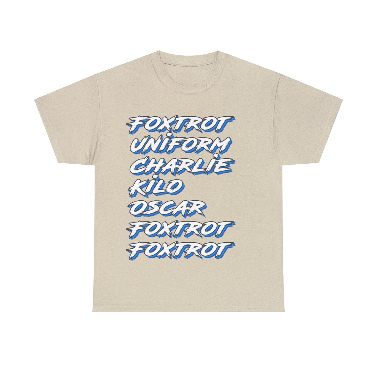 Foxtrot Uniform Charlie Kilo Graphic Tee Graphic Tees Australia Graphic T-Shirt Australia -  Cool Graphic T-Shirts Online -  Foxtrot Uniform Charlie Kilo T-Shirt | Rude Offensive T-Shirts Australia