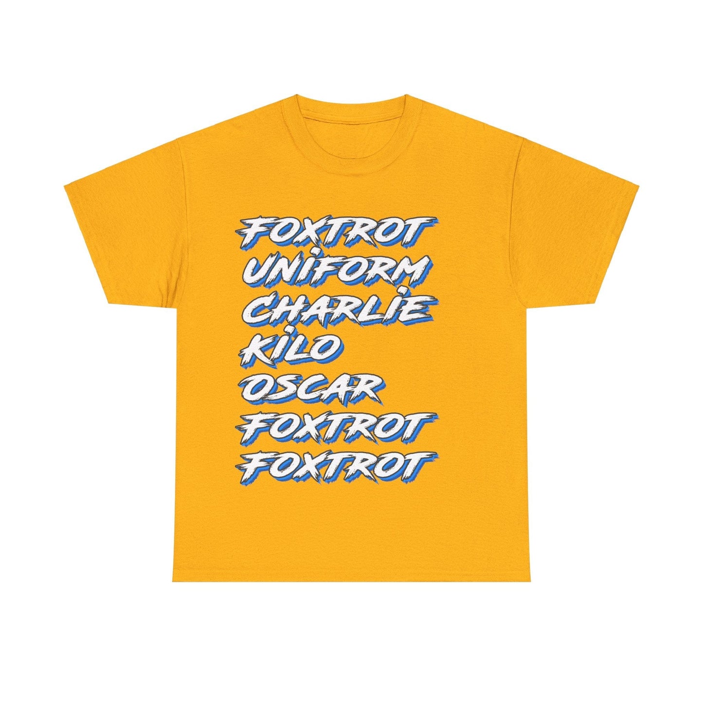 Foxtrot Uniform Charlie Kilo Graphic Tee Graphic Tees Australia Graphic T-Shirt Australia -  Cool Graphic T-Shirts Online -  Foxtrot Uniform Charlie Kilo T-Shirt | Rude Offensive T-Shirts Australia