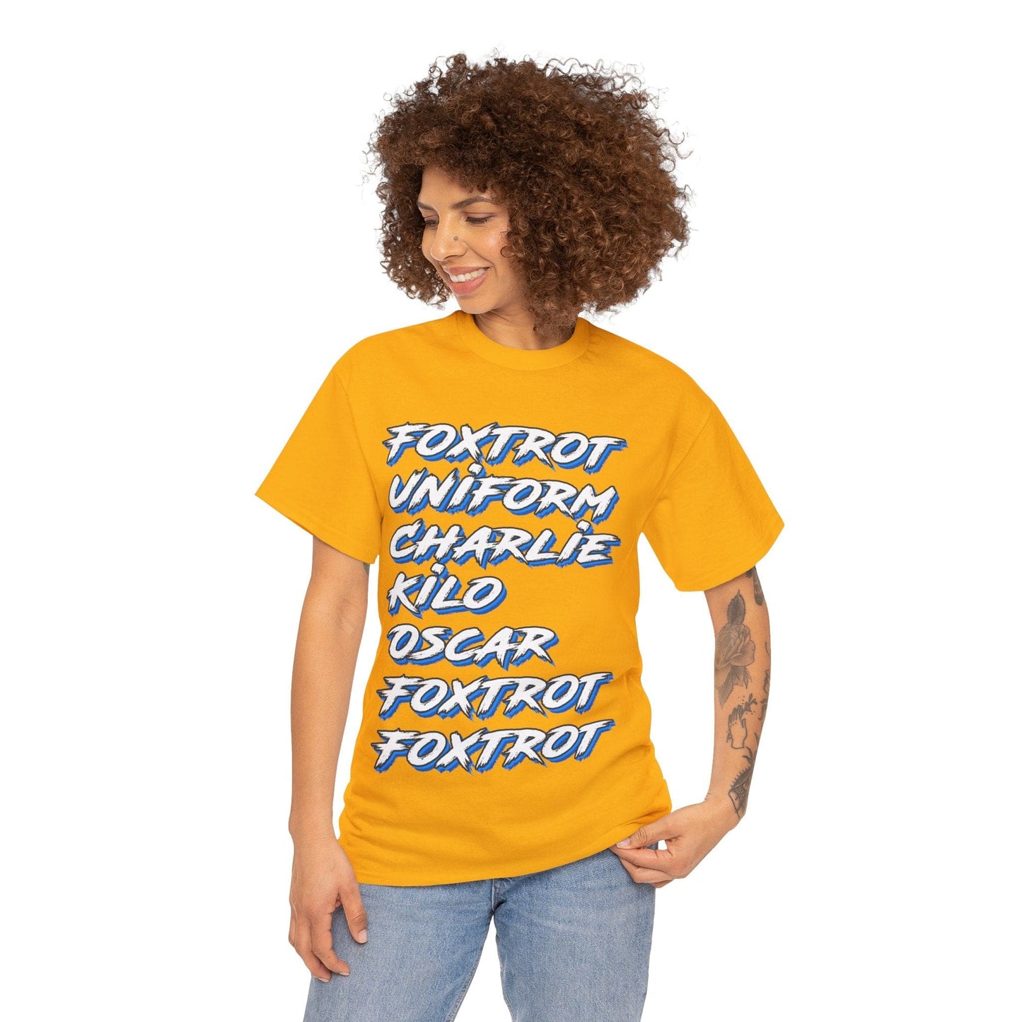 Foxtrot Uniform Charlie Kilo Graphic Tee Graphic Tees Australia Graphic T-Shirt Australia -  Cool Graphic T-Shirts Online -  Foxtrot Uniform Charlie Kilo T-Shirt | Rude Offensive T-Shirts Australia