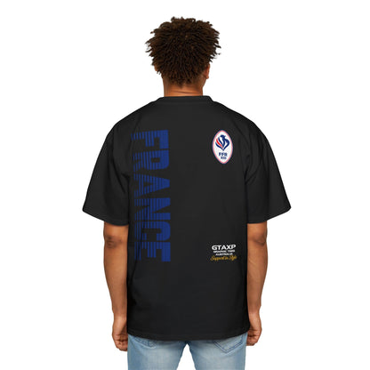 France World Cup Oversized Tee Graphic Tees Australia Black / S Graphic T-Shirt Australia -  Cool Graphic T-Shirts Online -  France World Cup Oversized Tee | France Rugby League Merchandise