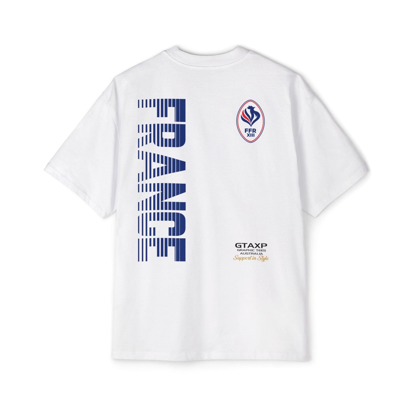 France World Cup Oversized Tee Graphic Tees Australia Graphic T-Shirt Australia -  Cool Graphic T-Shirts Online -  France World Cup Oversized Tee | France Rugby League Merchandise