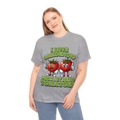 From My Head Tomatoes Graphic Tee Graphic Tees Australia Graphic T-Shirt Australia -  Cool Graphic T-Shirts Online -  I Love Gardening, From My Head Tomatoes T-Shirt