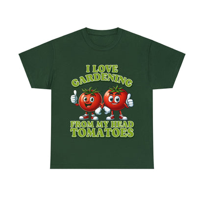 From My Head Tomatoes Graphic Tee Graphic Tees Australia Graphic T-Shirt Australia -  Cool Graphic T-Shirts Online -  I Love Gardening, From My Head Tomatoes T-Shirt