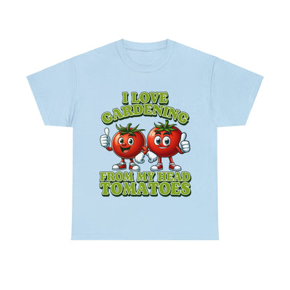 From My Head Tomatoes Graphic Tee Graphic Tees Australia Graphic T-Shirt Australia -  Cool Graphic T-Shirts Online -  I Love Gardening, From My Head Tomatoes T-Shirt