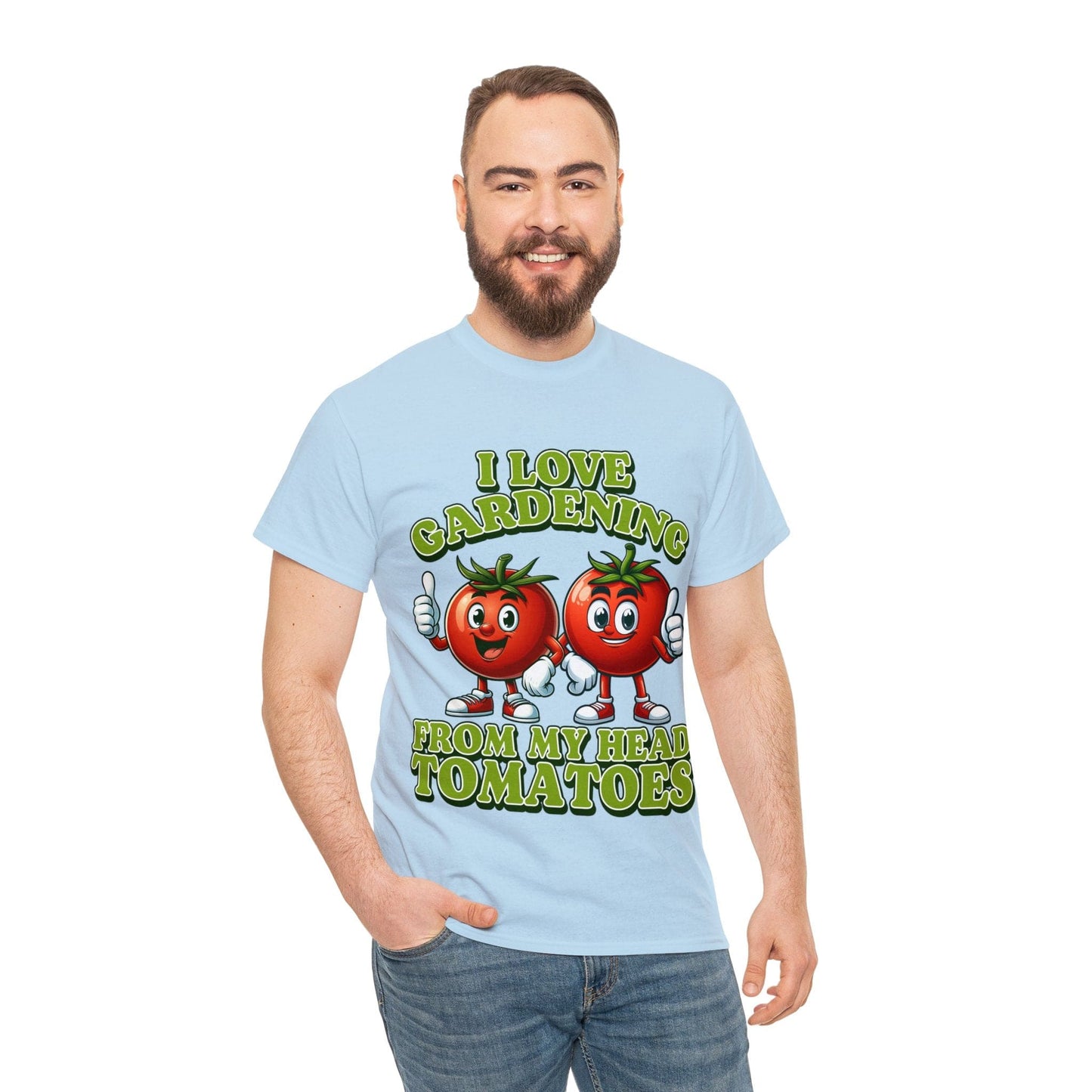 From My Head Tomatoes Graphic Tee Graphic Tees Australia Graphic T-Shirt Australia -  Cool Graphic T-Shirts Online -  I Love Gardening, From My Head Tomatoes T-Shirt