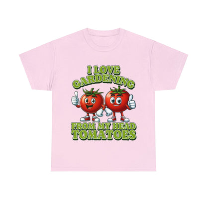 From My Head Tomatoes Graphic Tee Graphic Tees Australia Graphic T-Shirt Australia -  Cool Graphic T-Shirts Online -  I Love Gardening, From My Head Tomatoes T-Shirt