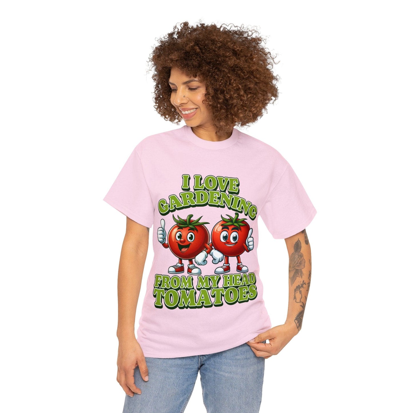 From My Head Tomatoes Graphic Tee Graphic Tees Australia Graphic T-Shirt Australia -  Cool Graphic T-Shirts Online -  I Love Gardening, From My Head Tomatoes T-Shirt