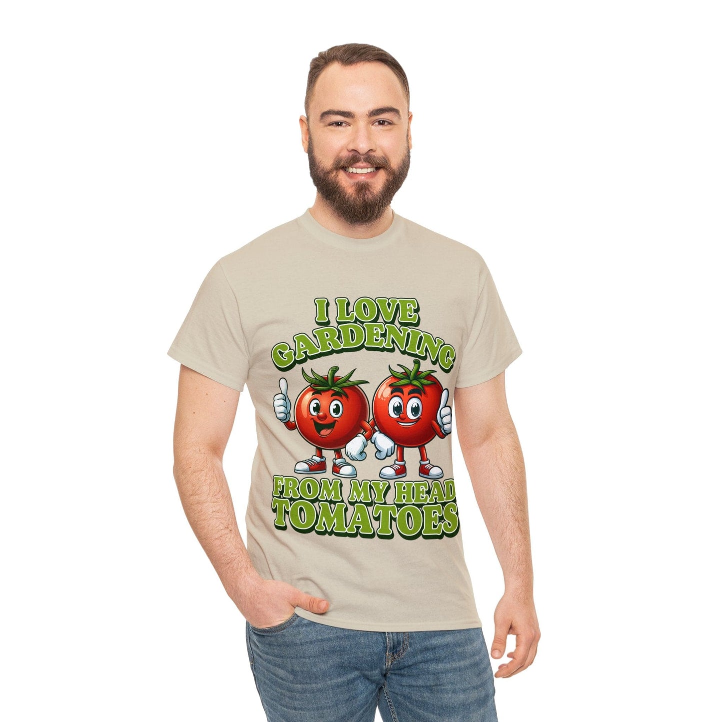 From My Head Tomatoes Graphic Tee Graphic Tees Australia Graphic T-Shirt Australia -  Cool Graphic T-Shirts Online -  I Love Gardening, From My Head Tomatoes T-Shirt