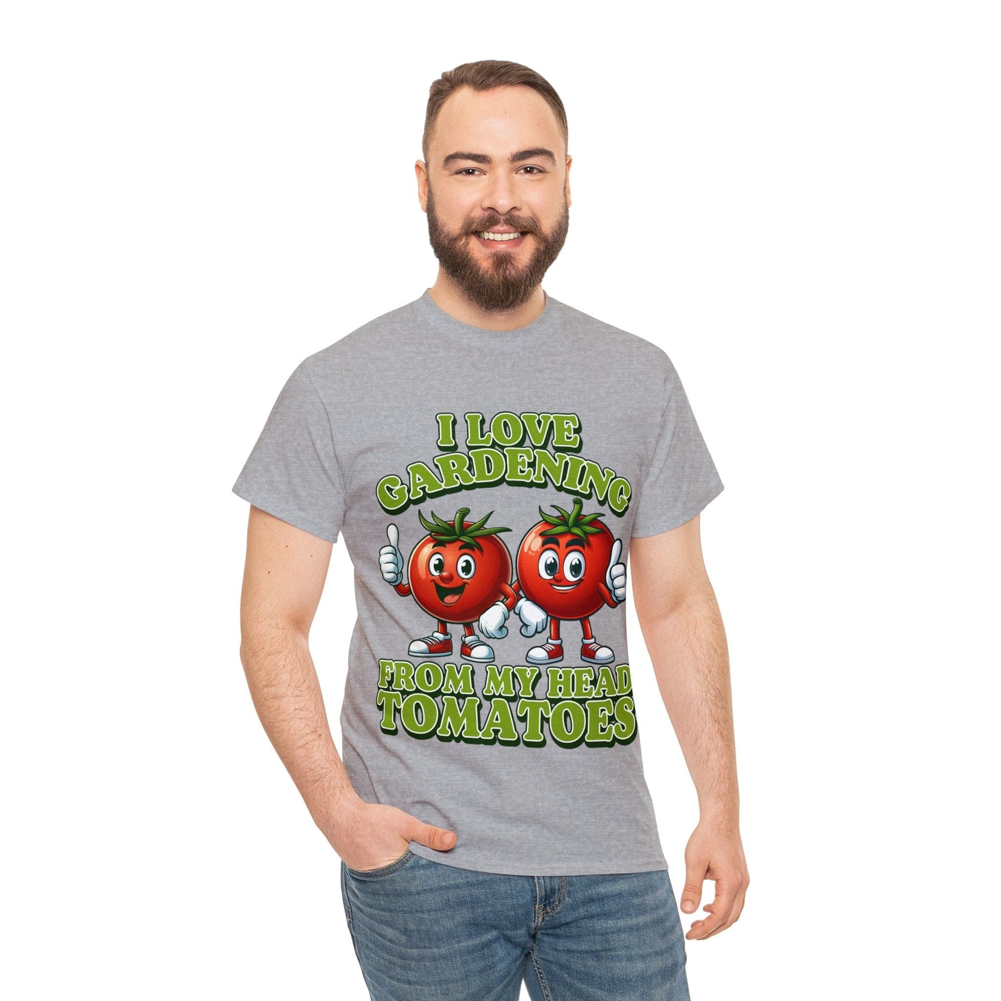 From My Head Tomatoes Graphic Tee Graphic Tees Australia Graphic T-Shirt Australia -  Cool Graphic T-Shirts Online -  I Love Gardening, From My Head Tomatoes T-Shirt