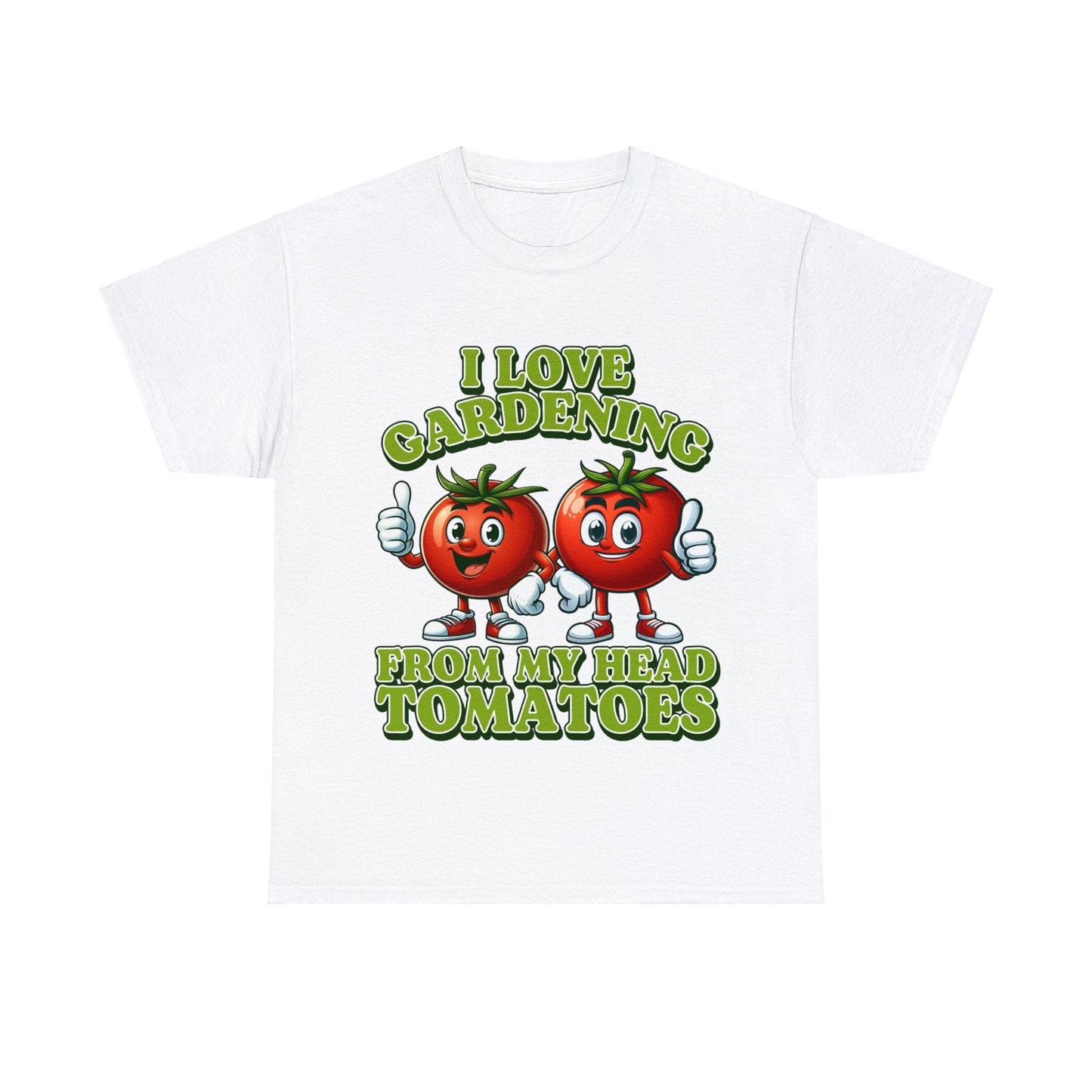 From My Head Tomatoes Graphic Tee Graphic Tees Australia Graphic T-Shirt Australia -  Cool Graphic T-Shirts Online -  I Love Gardening, From My Head Tomatoes T-Shirt