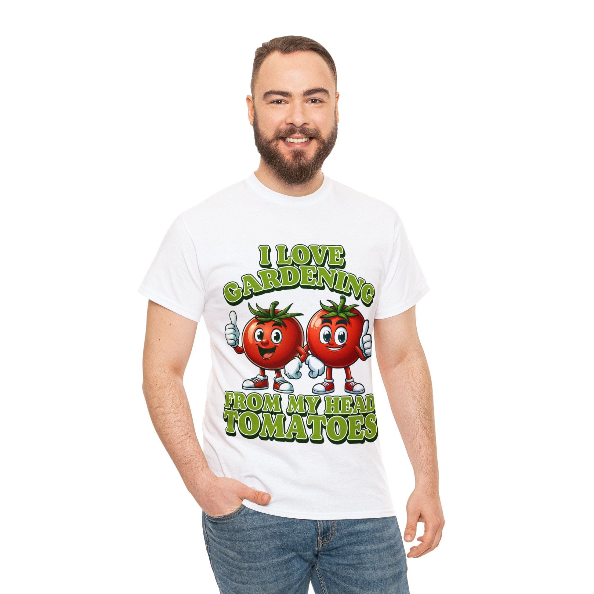 From My Head Tomatoes Graphic Tee Graphic Tees Australia Graphic T-Shirt Australia -  Cool Graphic T-Shirts Online -  I Love Gardening, From My Head Tomatoes T-Shirt