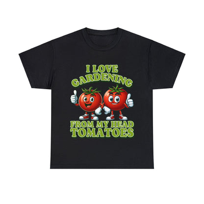 From My Head Tomatoes Graphic Tee Graphic Tees Australia Graphic T-Shirt Australia -  Cool Graphic T-Shirts Online -  I Love Gardening, From My Head Tomatoes T-Shirt