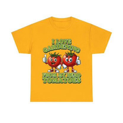 From My Head Tomatoes Graphic Tee Graphic Tees Australia Graphic T-Shirt Australia -  Cool Graphic T-Shirts Online -  I Love Gardening, From My Head Tomatoes T-Shirt