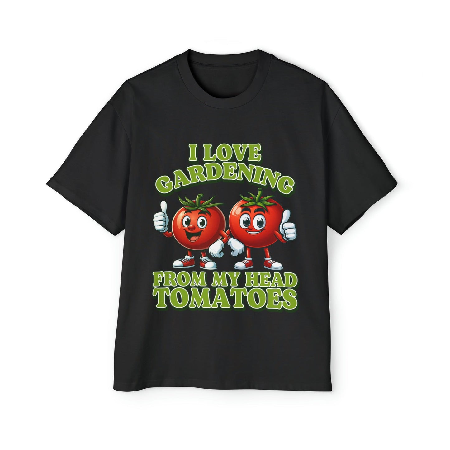 From My Head Tomatoes Oversized Tee Graphic Tees Australia Graphic T-Shirt Australia -  Cool Graphic T-Shirts Online -  I Love Gardening, From My Head Tomatoes Oversized Tee